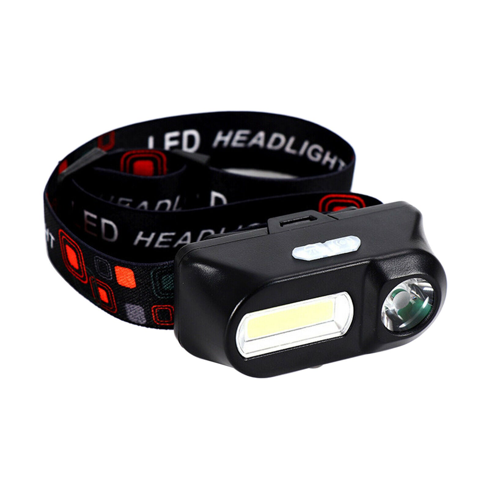 LED Outdoor Headlight USB Outage Head Torch Head Light Emergency Headlamp