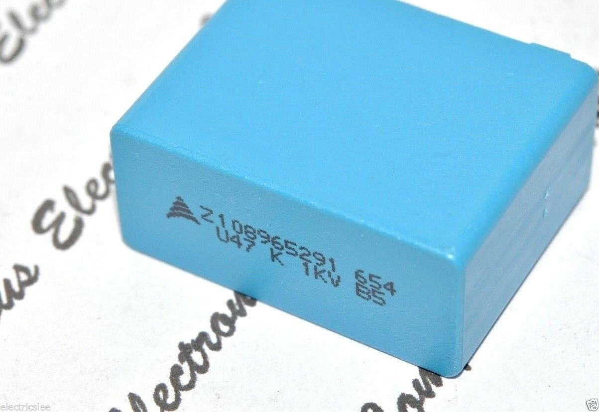 2pcs-EPCOS 0.47uF (0,47µF) 1000V 10% 27.5mm Polypropylene Capacitor B32654A474K
