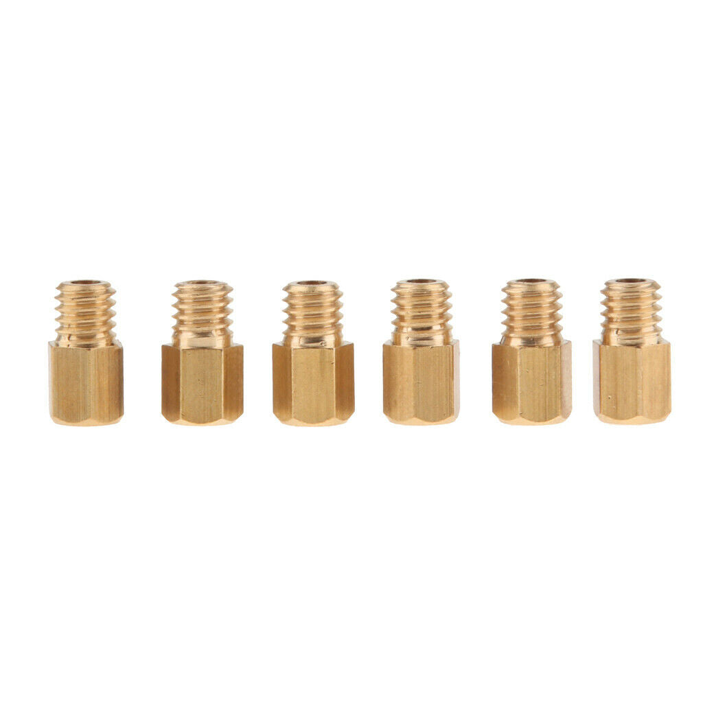 6Pcs M5 Carburetor Carb Hex Main Jet 280 290 300 310 320 330