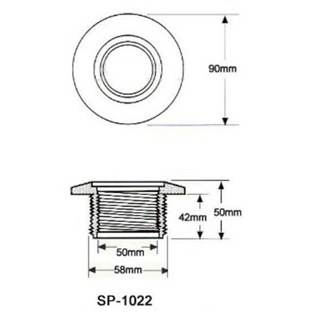 SP-1022 Safety Wall Fitting Suction Fitting Accessories Free Rotation For