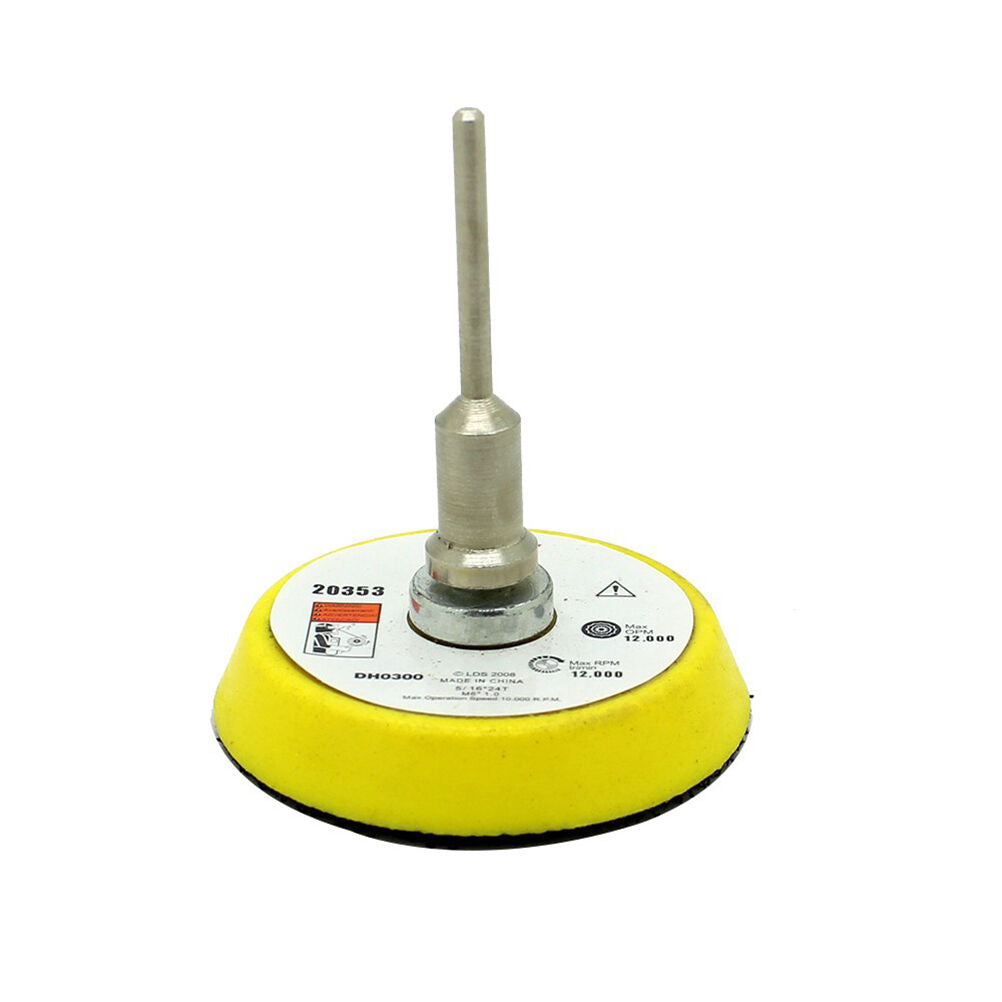 2 Inch Disc Sanding Polish Polishing Pad Backer Plate 3mm ShankY1