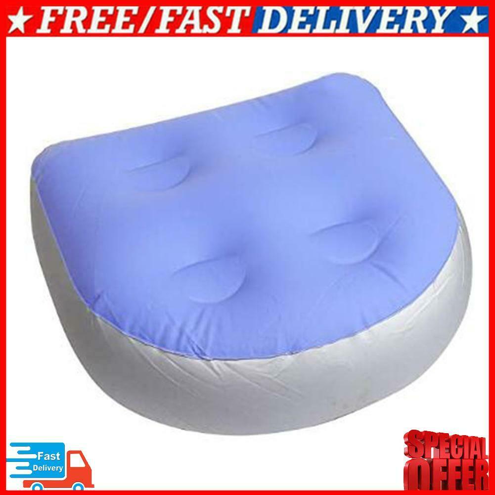 Hot Tub Inflatable Cushion Massage Spa Booster Seat Mat Pad with Suction Cup