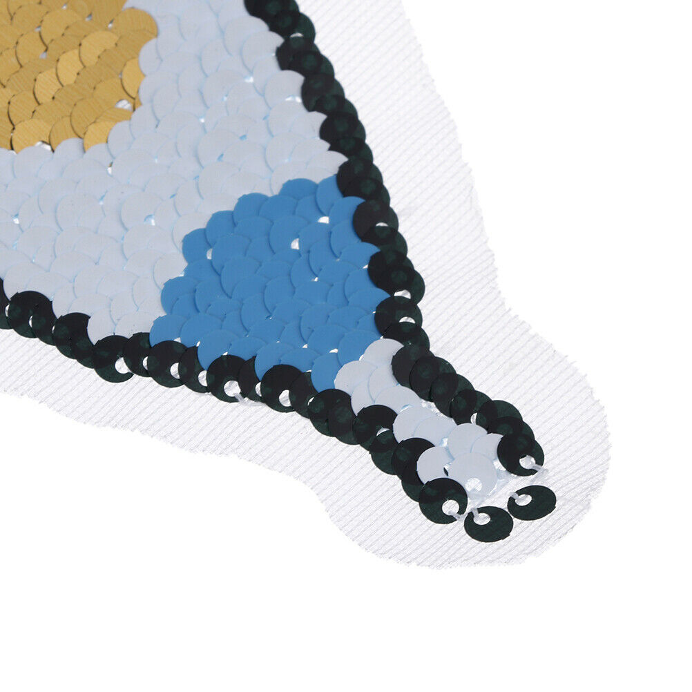 rocket reversible change color sequins sew on patches for clothes diy app.l8