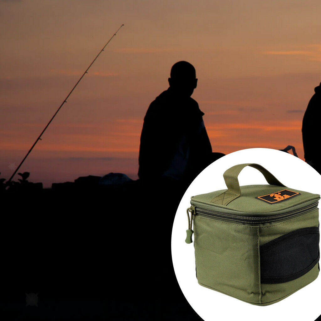 Portable Fishing Reel Storage Bag Carry Case Fishing Gear Tackle Bag Pouch
