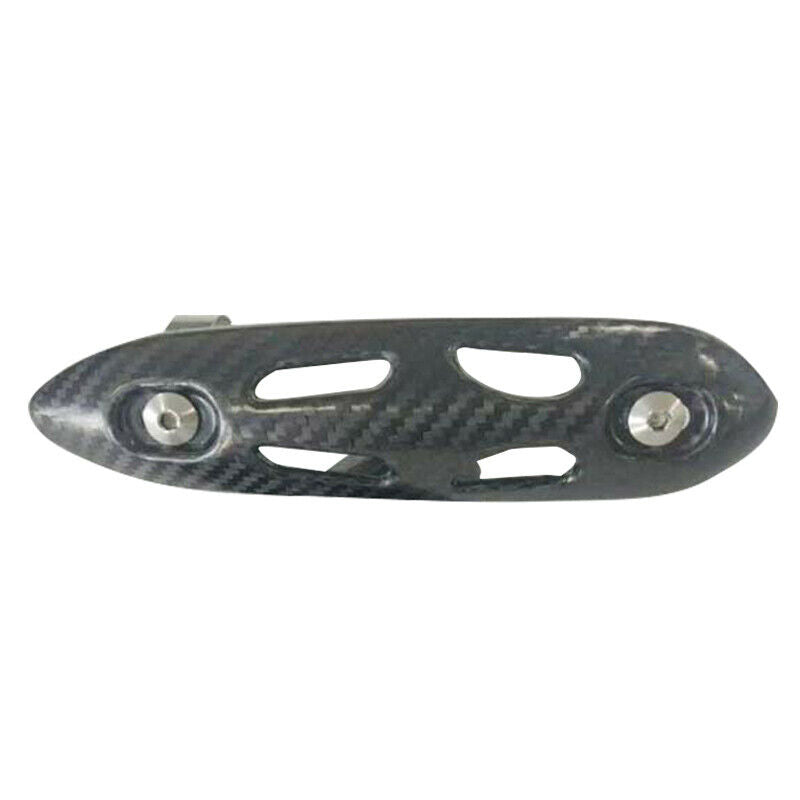Motorcycle Dirt Pit Bike Exhaust Pipe Mid Section Carbon Fiber Heat Shield Cover