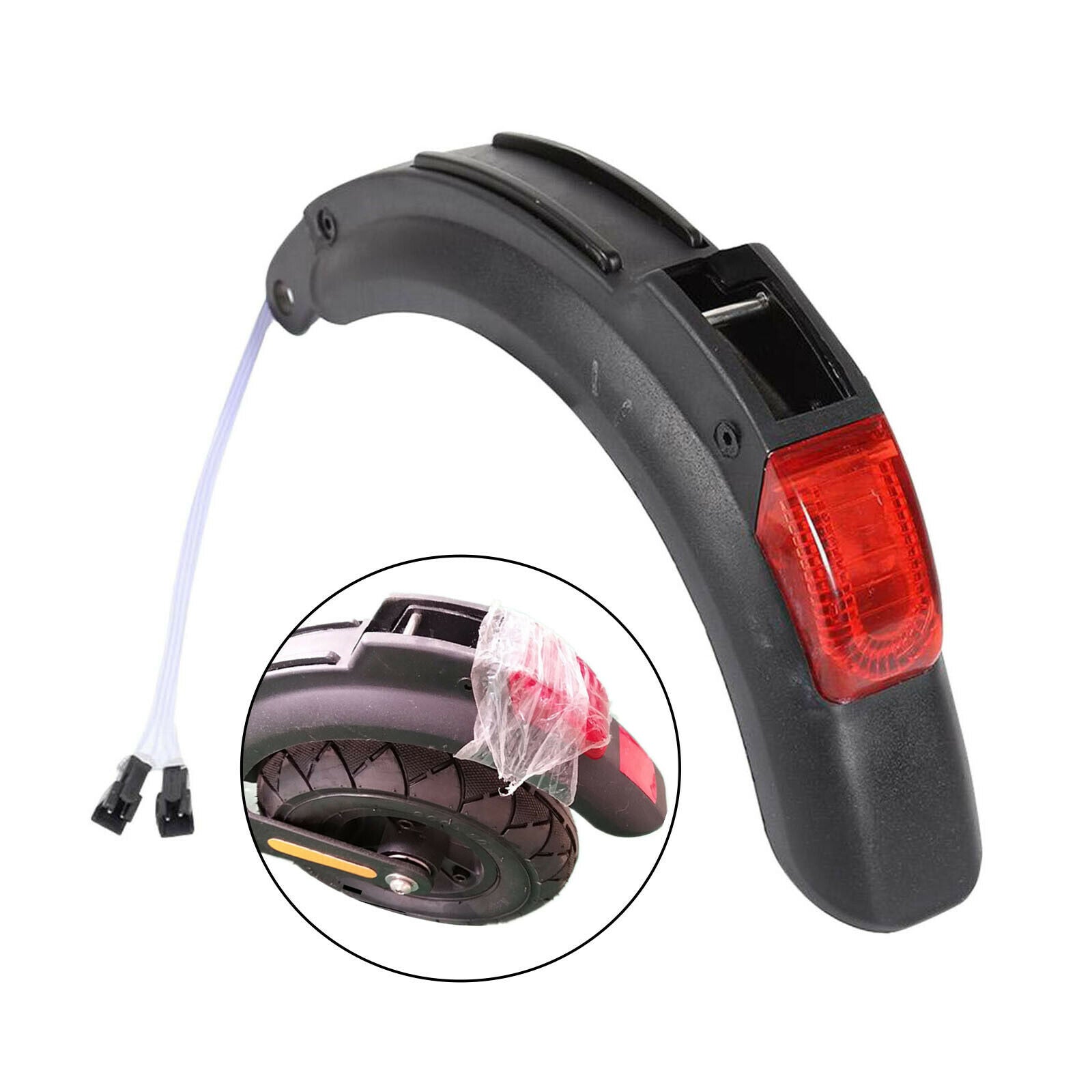 8 Inch Rear Fender Mudguard Taillight for Kugoo S1 S2 S3 Scooter Parts