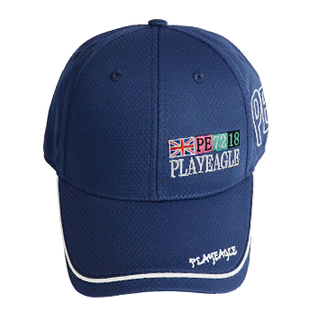 Golf Hat Adjustable Sports Caps Running Tennis Baseball Sun Cap Navy