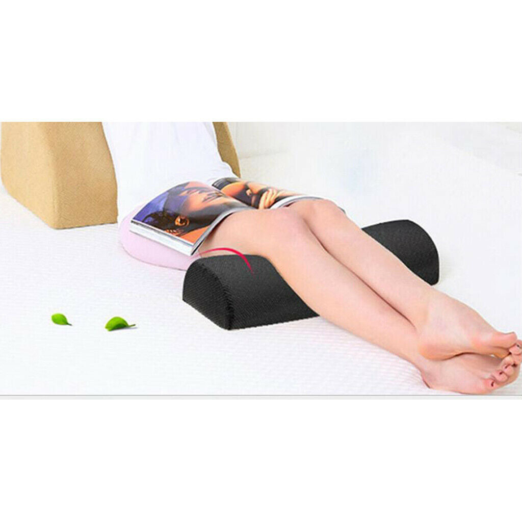 2pcs Memory Foam Pillow Supports, Chair Seat Foot Rest Under Desk Cushion,
