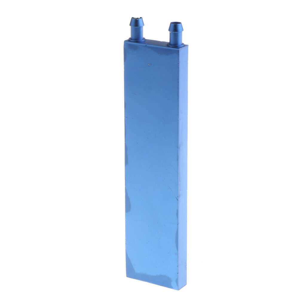 2Pieces Aluminum Water Cooling Blocks for Cpu Heatsink Cooler 40x160mm -Blue