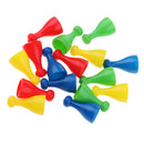 16pcs Per Pack Board Game Pieces Plastic Halma Chess Accessories for Boys and