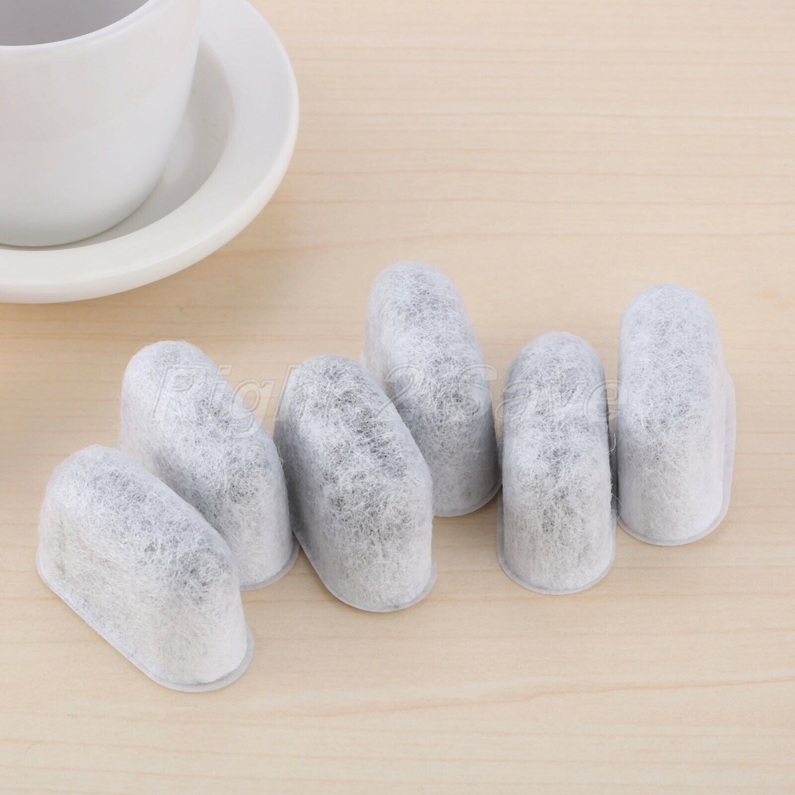 6pc Charcoal Water Filters for DCC-2200 DGB-550 DGB-475 Cuisinart Coffee Machine