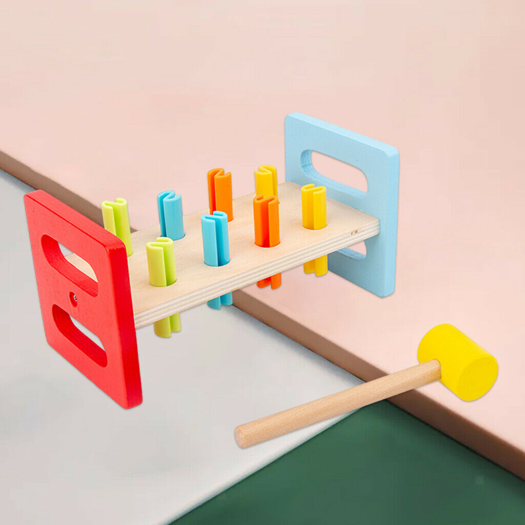 Wood Pounding Bench Hand Eye Coordination Training Educational Toys