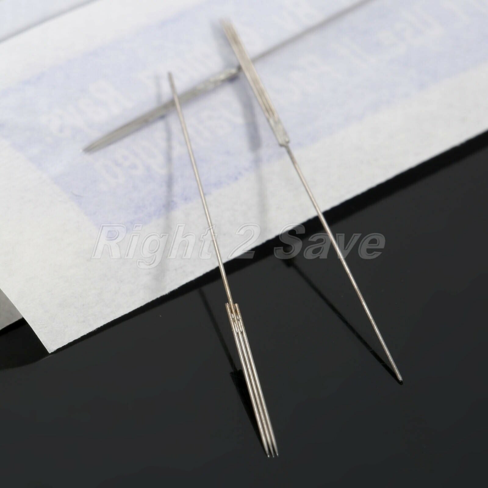 100pcs 3F Eyebrow Tattoo Needles Permanent Makeup Medical Grade Stainless Steel