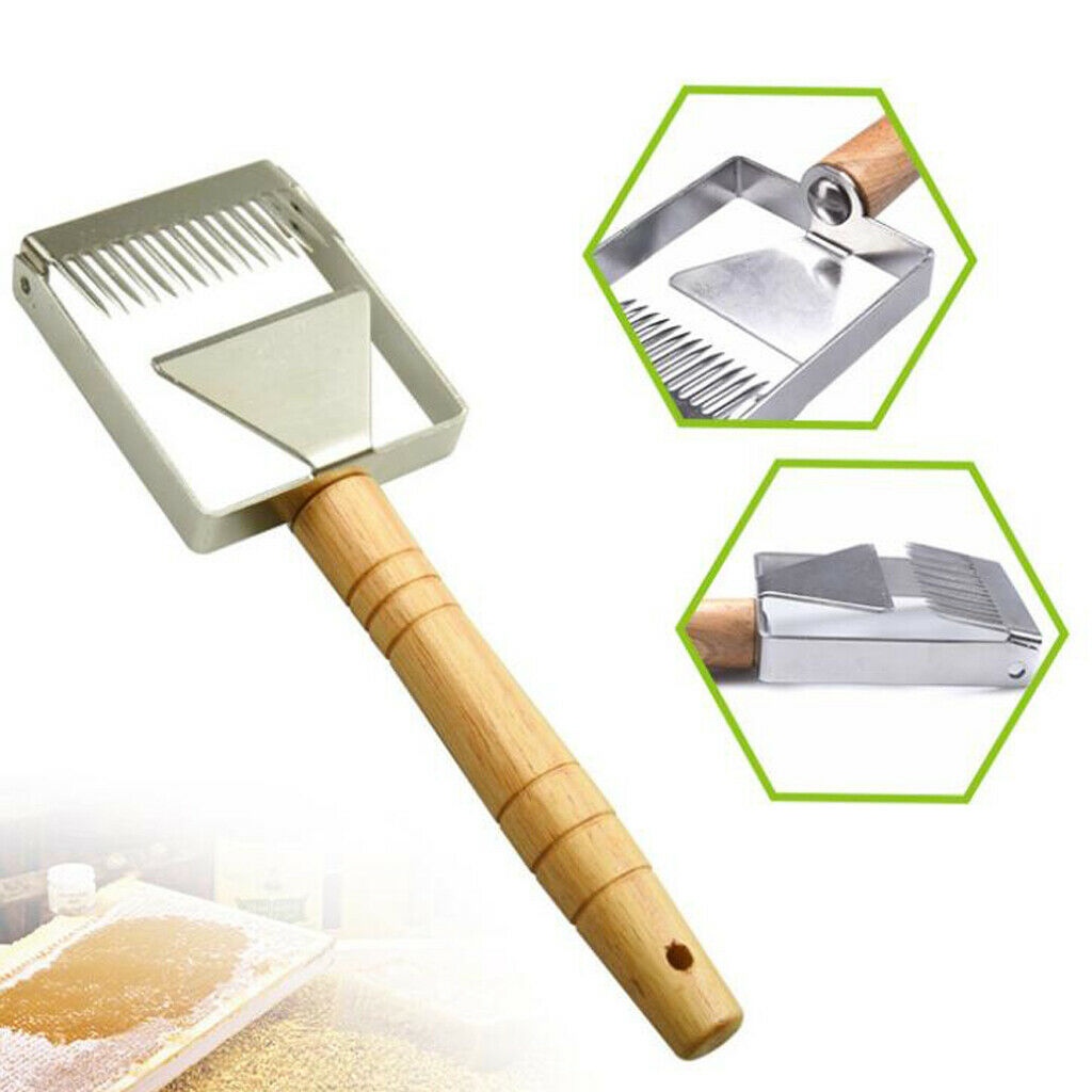 Beekeeping Stainless Steel Tine Uncapping Fork Scratcher Heavy Duty