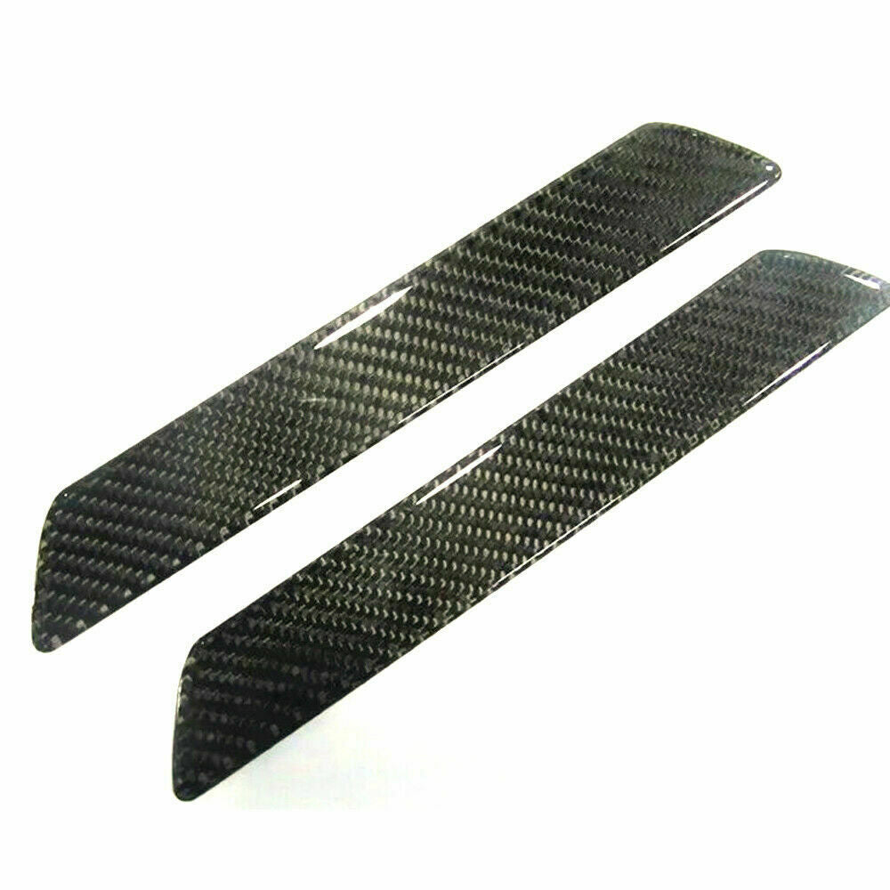 2x Carbon Fiber Car Scuff Plate Door Sill Cover Panel Step Protector Guard48.5CM
