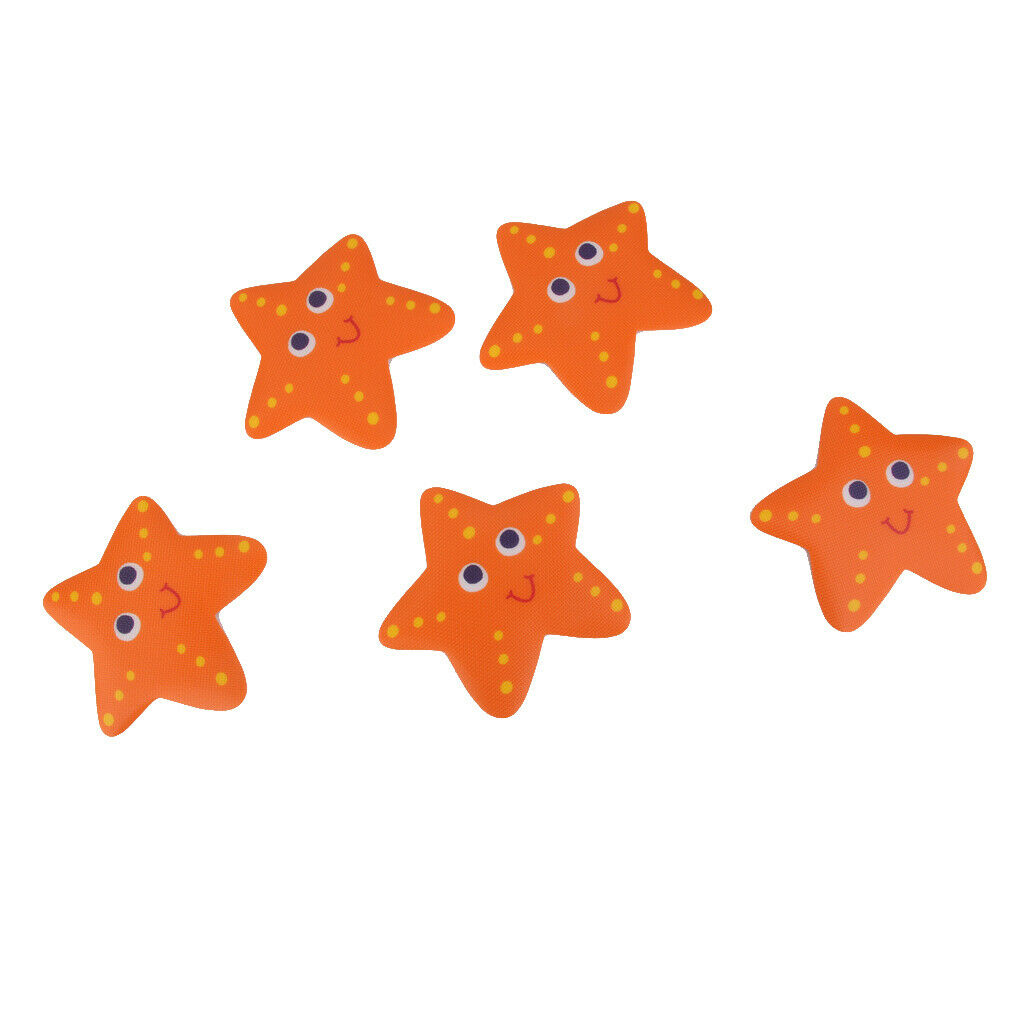 5Pcs Baby Safety Bathtub Treads Non Slip Anti-Skid Shower Stickers