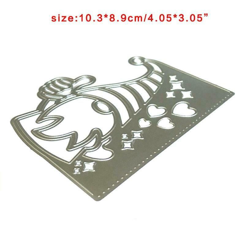 DIY Crafts Card Making Embossing Stencil for Gnomish Greeting Album Paper Card