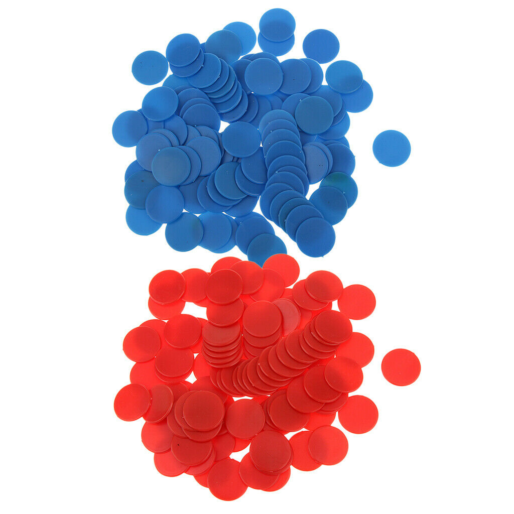 200pcs Opaque Board Game Counters Tiddly Winks Numeracy Teaching Chips