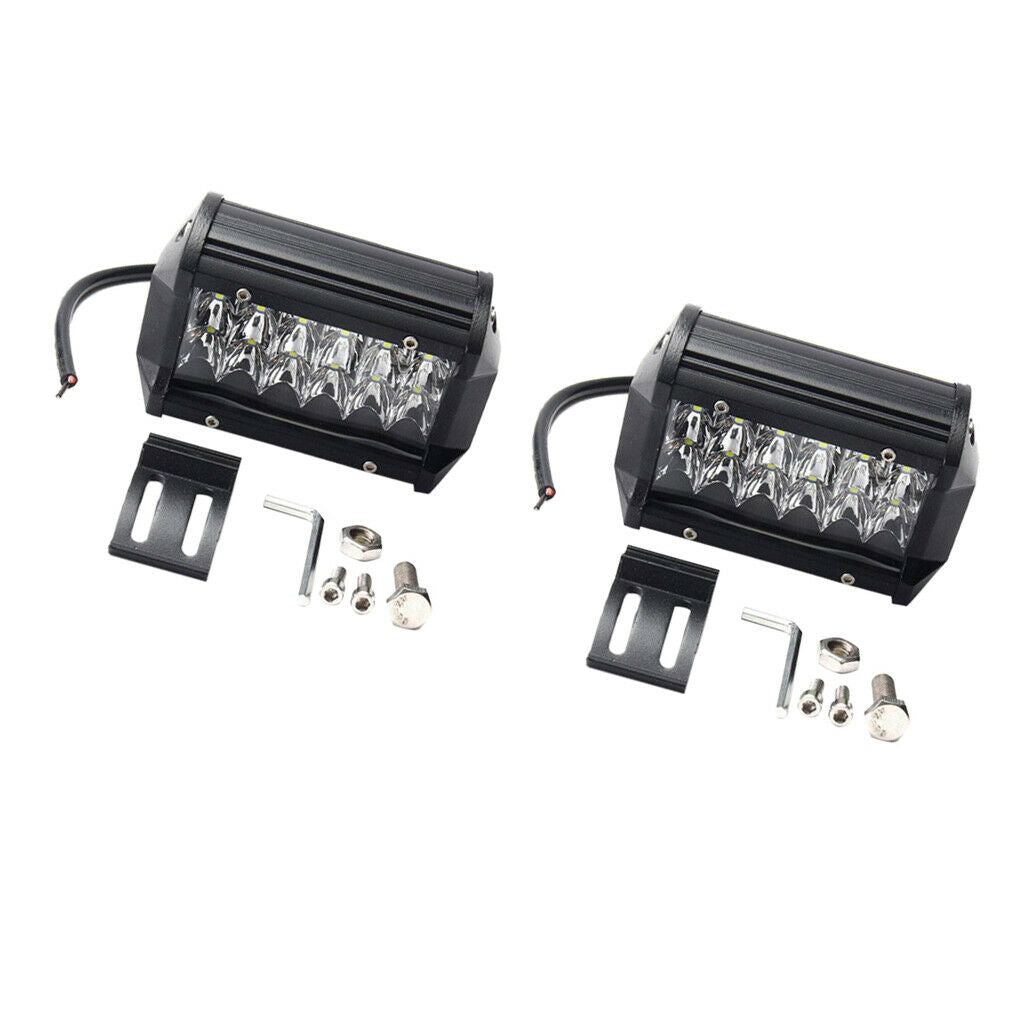 2 Pieces Universal LED Car Work Light Spot Beam Boat Driving Lamps  36W
