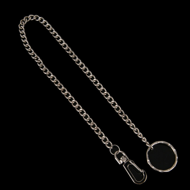 Extra Long Strong Metal hipster Key Wallet Belt Ring Clip Chain keychai.l8