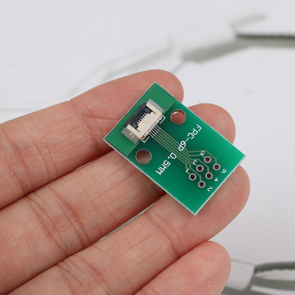 1Pcs 6 pin 0.5mm FFC FPC to 6P dip 2.54mm PCB converter board adapte.l8
