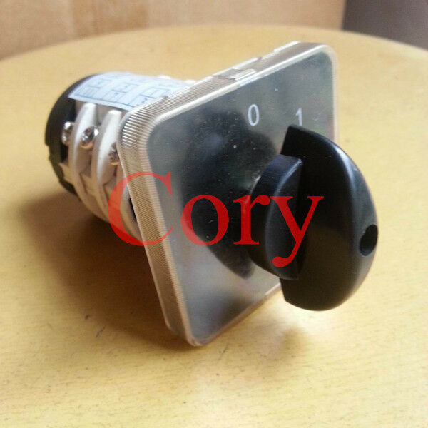 1pc Combination Changeover Switch 440V 20A Latching 1-0-2(ON/OFF/ON) 12 Terminal