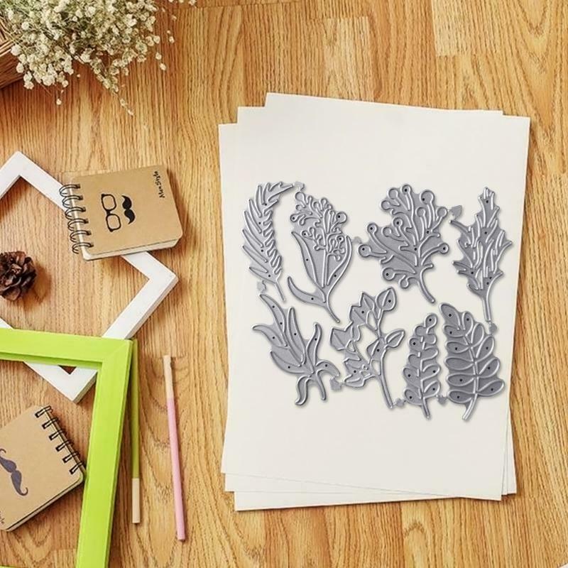 Large Leaves Metal Cutting Dies Stencil DIY Scrapbooking Album Paper Card Mold