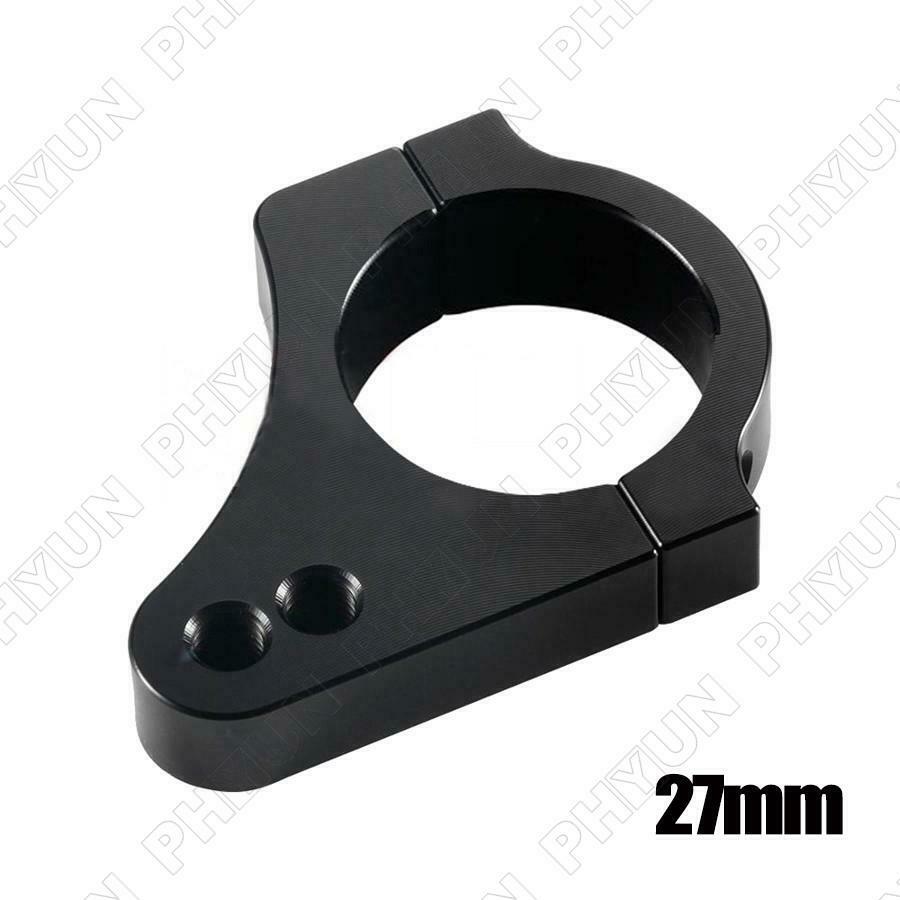 27mm Motorcycle Steering Damper Fork Frame Mounting Clamp Bracket Aluminum Alloy