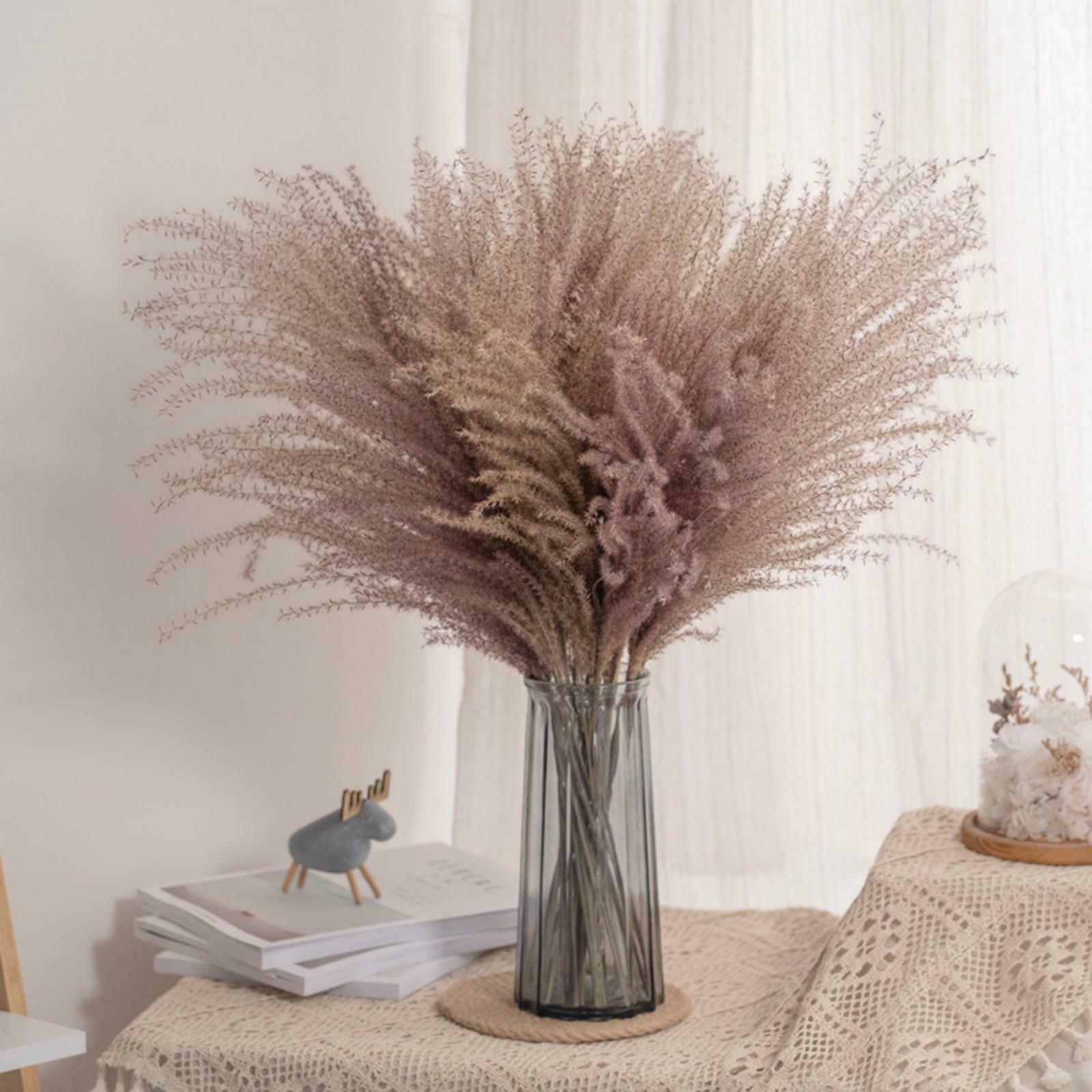 Pack of 70 Natural Dried Pampas Grass Home Party Boho Decor Photograph Props