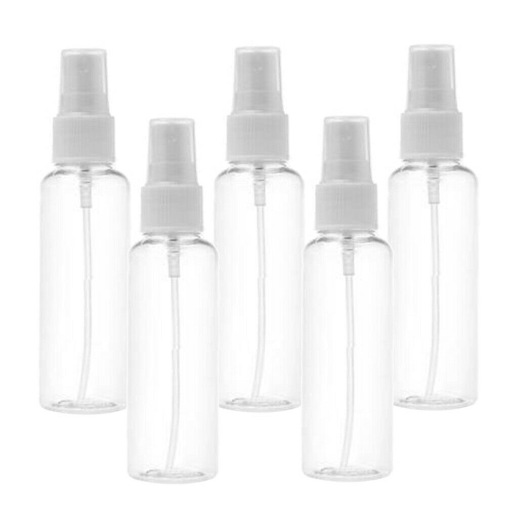 30x Transparent Fine Mist Bottle Travel Perfumes Bottles Pump Reusable 60ML
