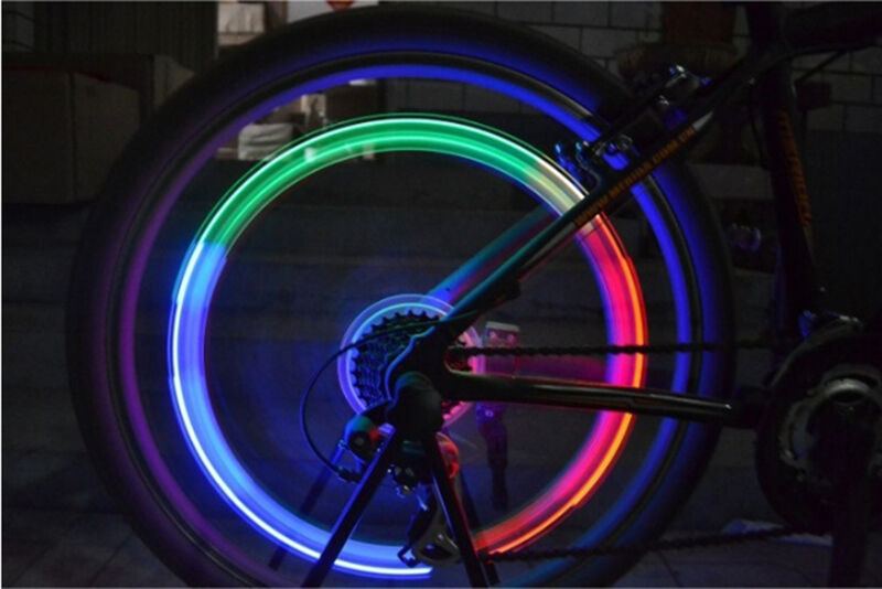4x LED Lamp Flash Tyre Wheel Valve Cap Light For Car  Bike Magnetic Coz.l8