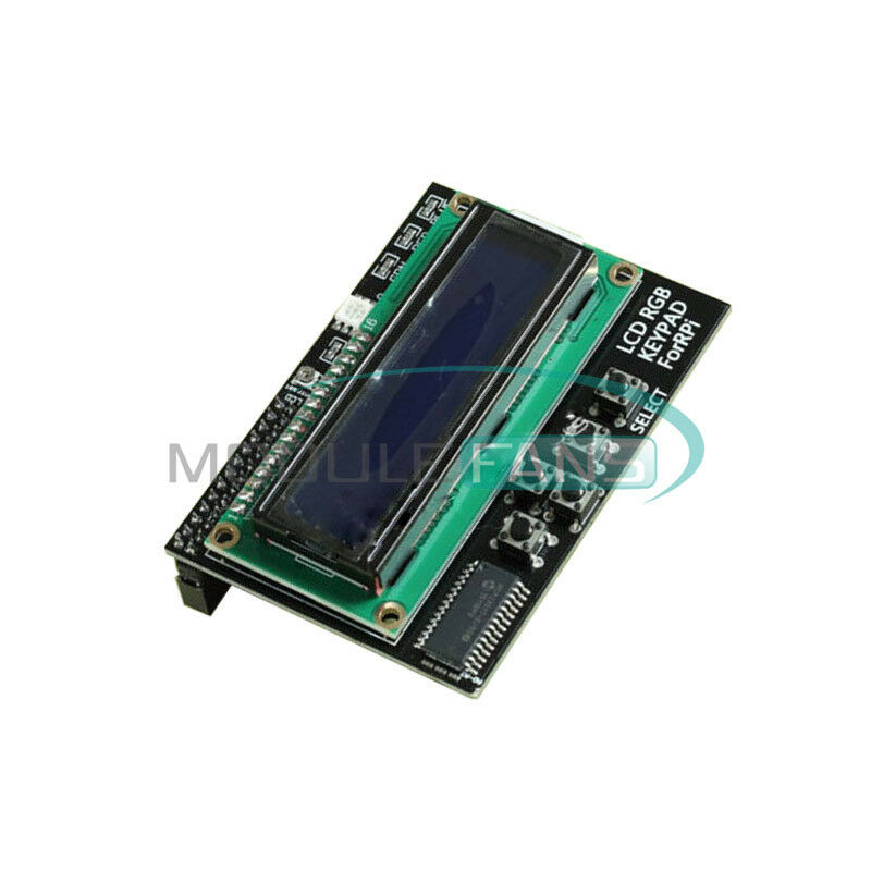 I2C IIC 16x2 RGB LCD Display Shield 1602 Blue Backlight For Raspberry Pi B+/B MF