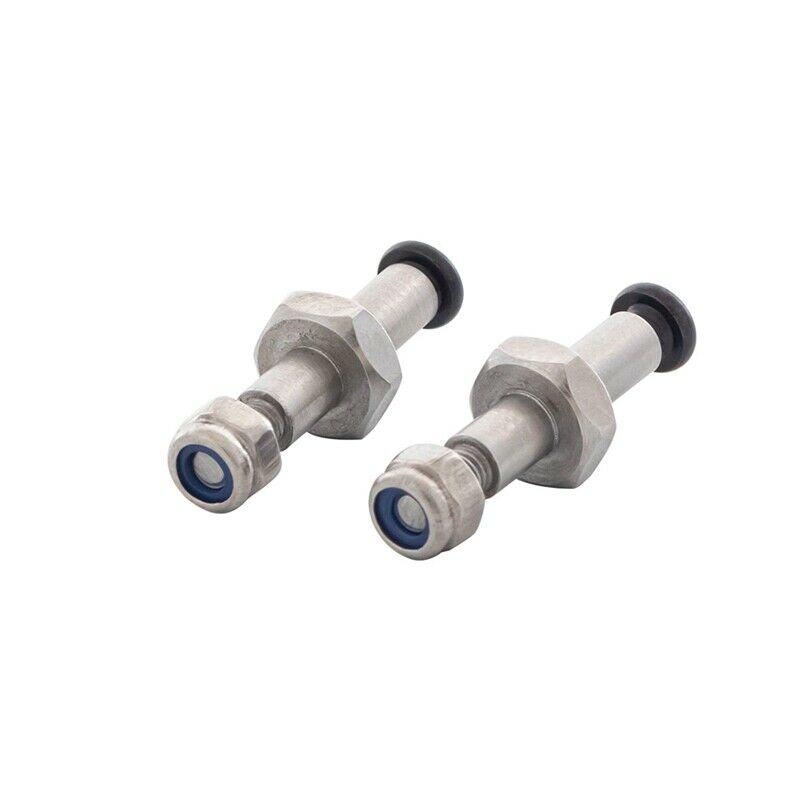 2Pcs Stainless Steel Metal Front Axle Cup Wheel Axle Cup for Losi 1/18 Mini-T A5