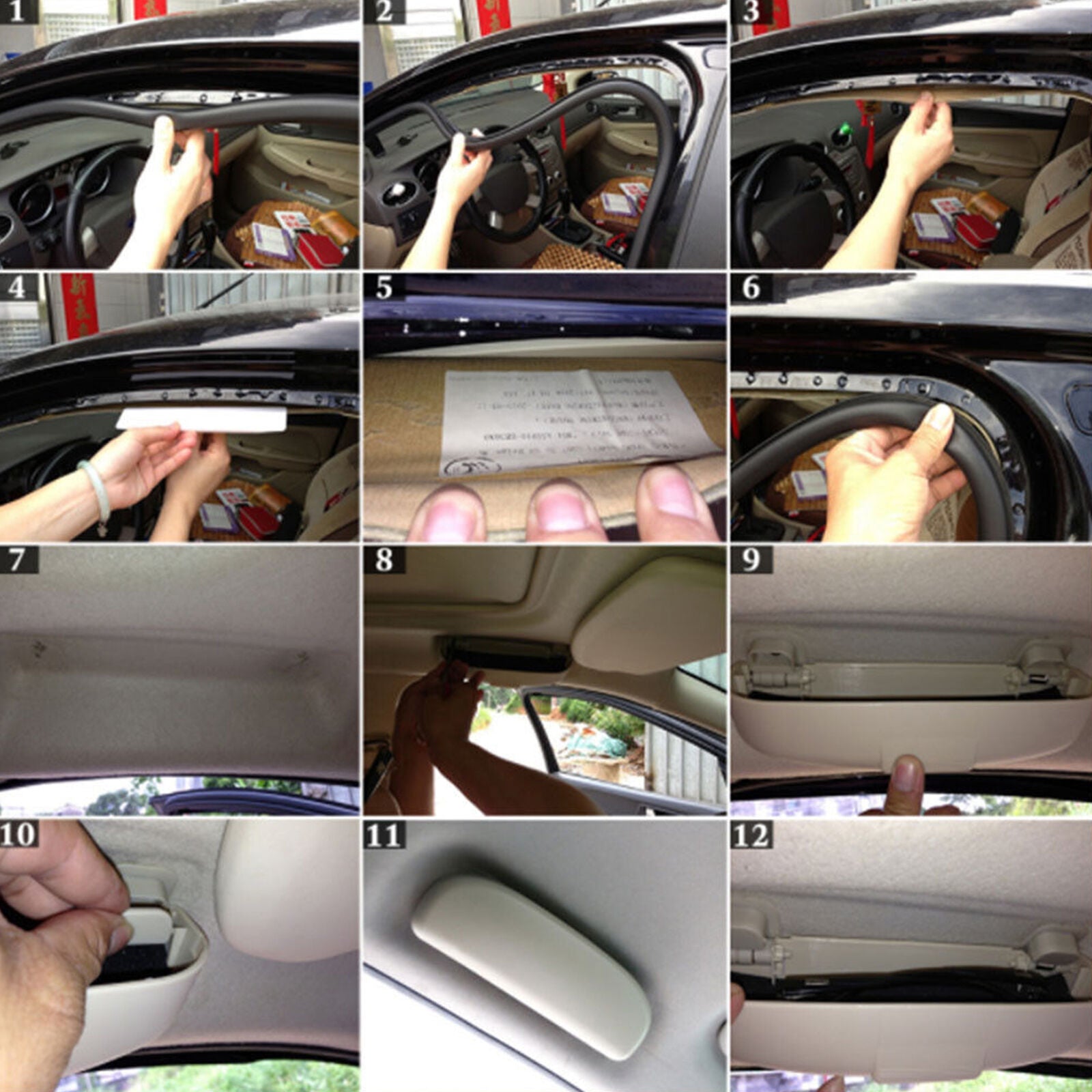 Hot Auto Accessories Car Sunglasses Holder Glasses Case Cage Storage Box