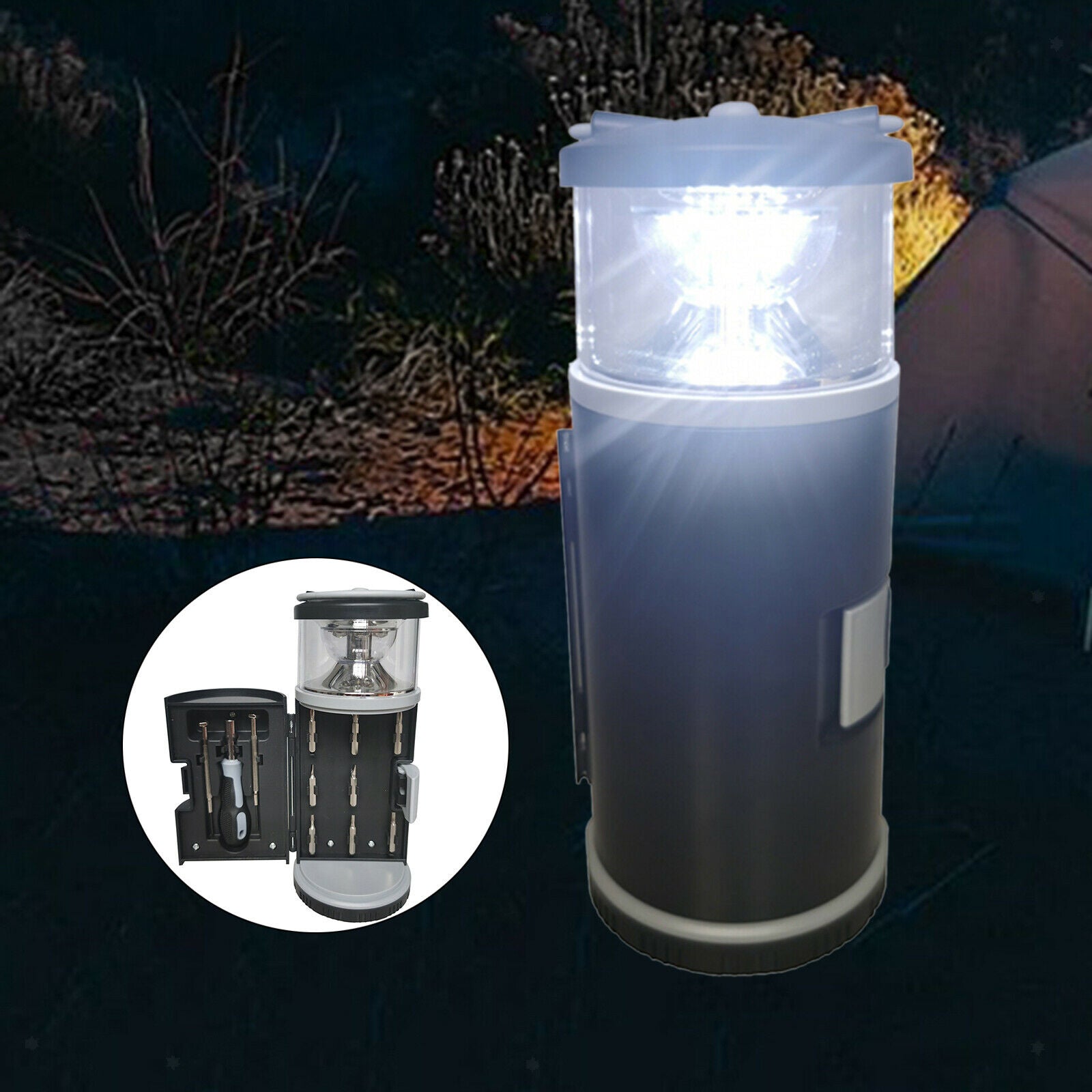Portable Camping Lantern Hiking Tent Outdoor Emergency Light LED Lamp Light
