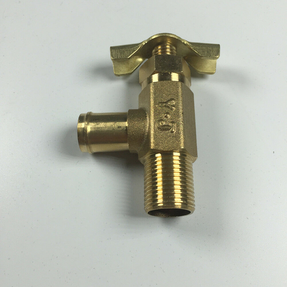 Excavator Air  Warm Water Valve 16mm Thread For Modern Hitachi Komatsu