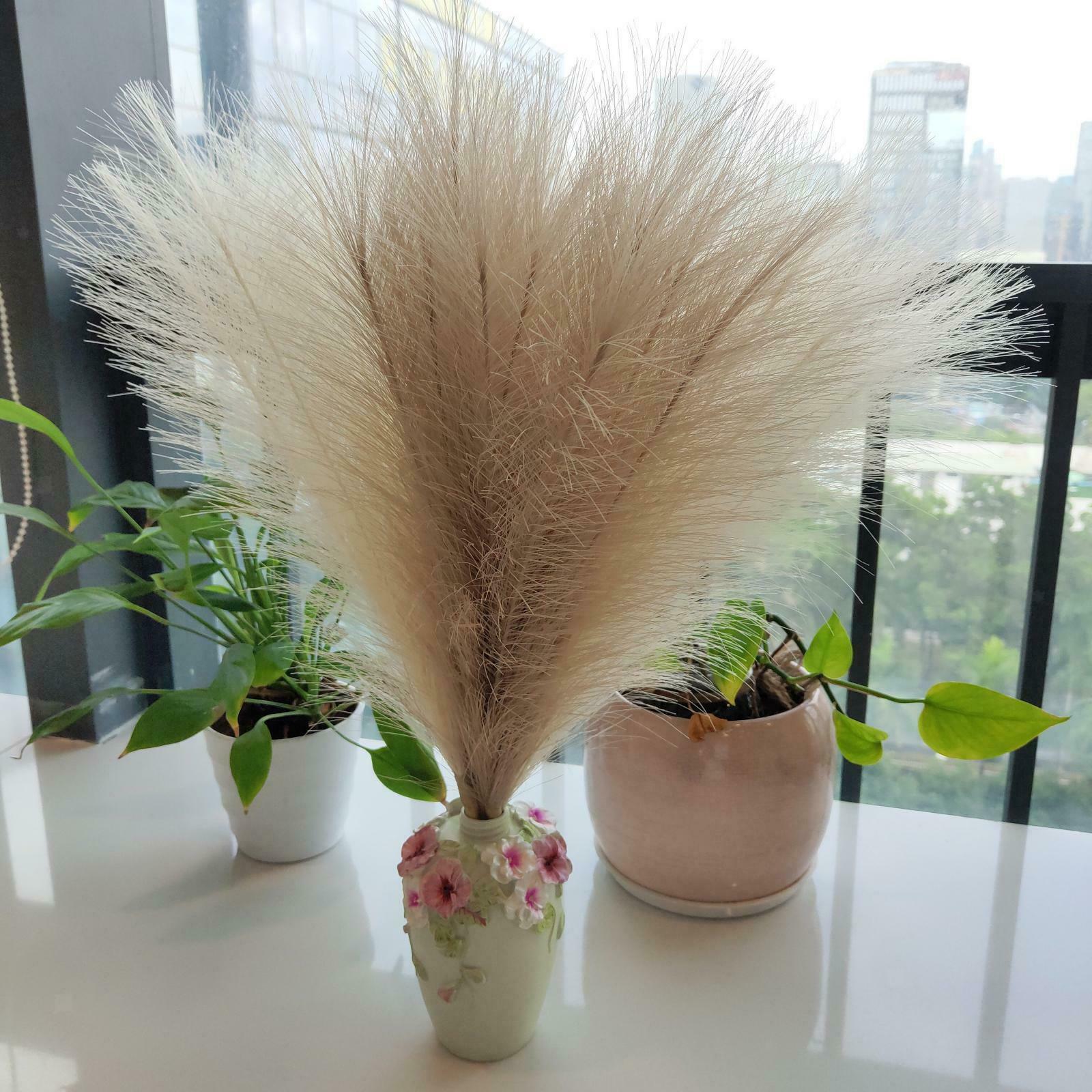 6Pcs Artificial Pampas Grass Decor Reed Decor Bouquet Living Room Home Decor