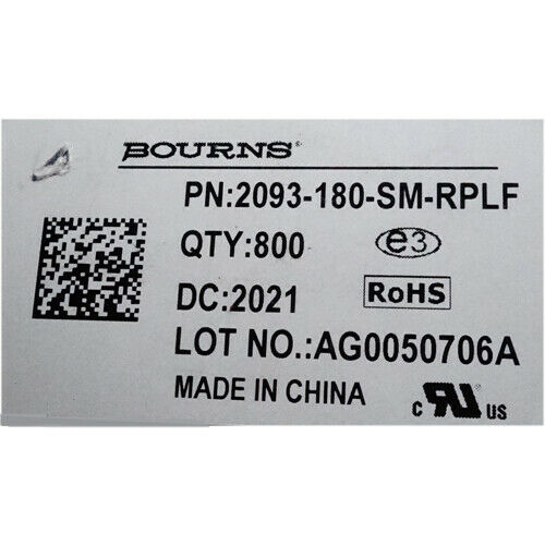 [20pcs] 2093-180-SM-RPLF Arrestor Gas Tube 1800VDC 5kA SMD