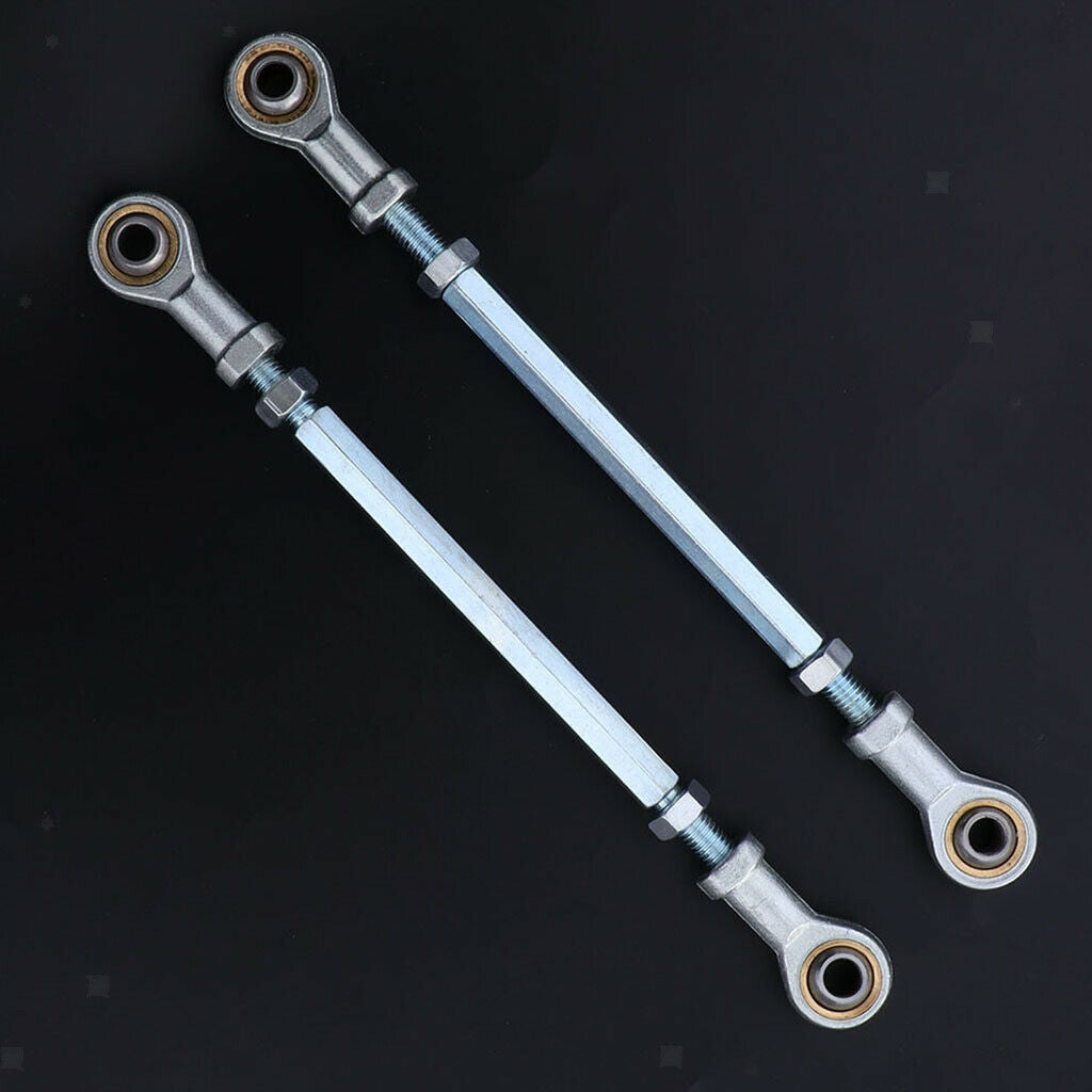 2 Pcs Sturdy Ball Joint Steering Shaft Ends Set for Modified ATV Buggy Go Kart