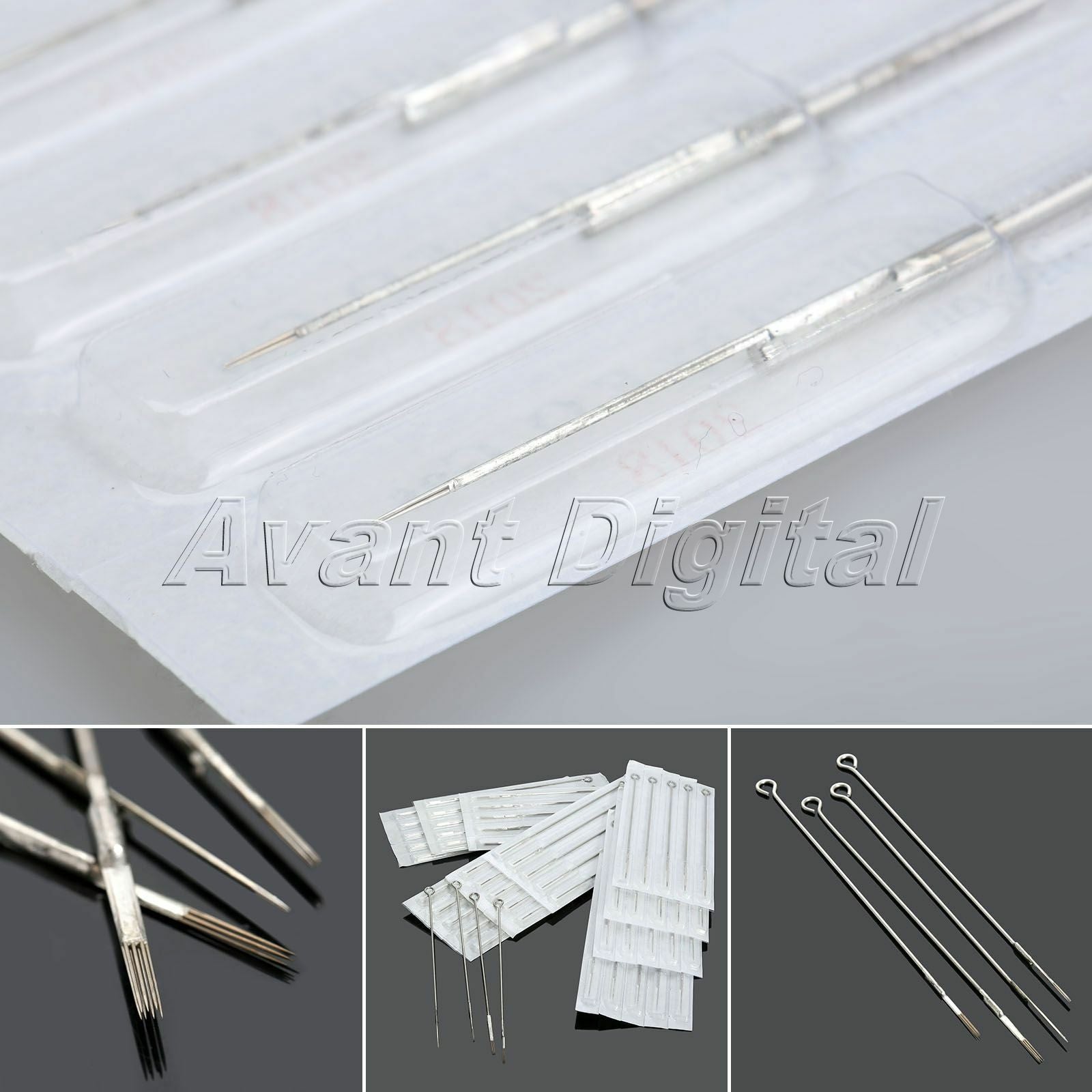100pcs tattoo needle round liner needle surgical steel made 5M1+7M1+9M1+5RS+7RS