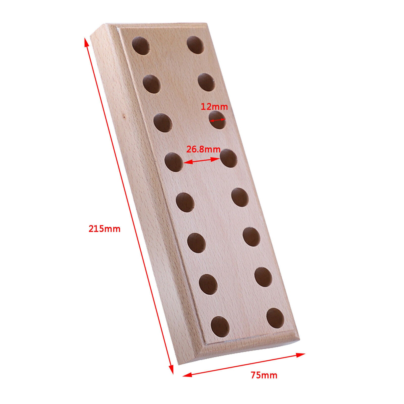 Wood Plier Block Desktop Pliers Holder Base Wood Pallet Jewelry Making Tools