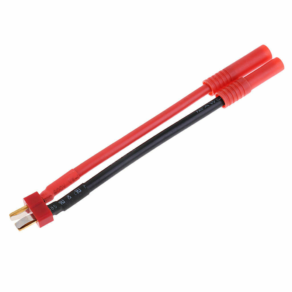 14AWG T Plug On 4.0 Banana Plug Cable For Redcat ST-4BTOT RC Car