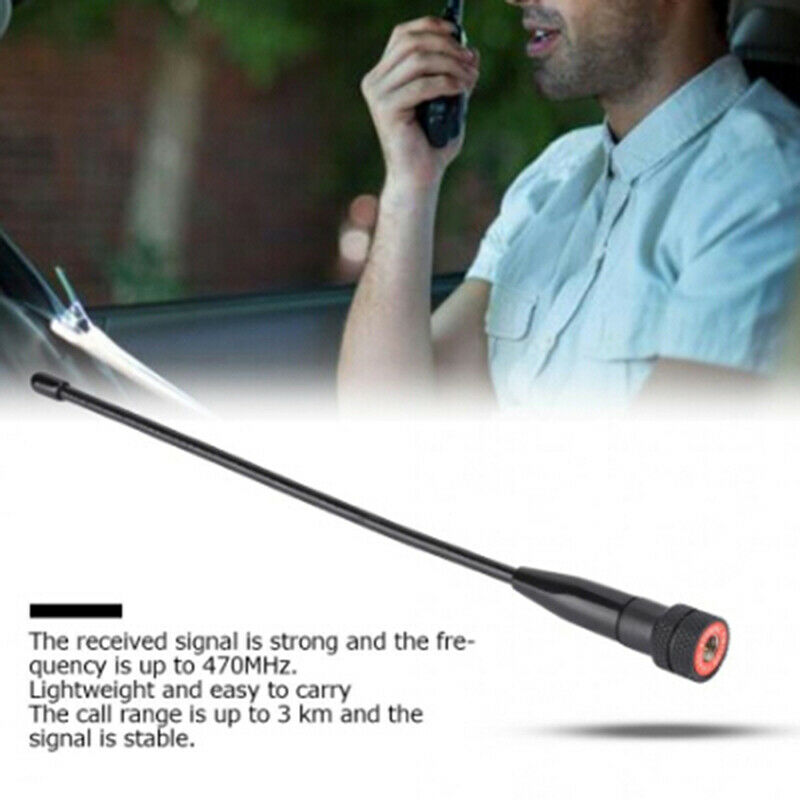 669C SMA-M Male Flexible VHF/UHF Dual Band Antenna For VX-1R VX-2R VX-3R .l8