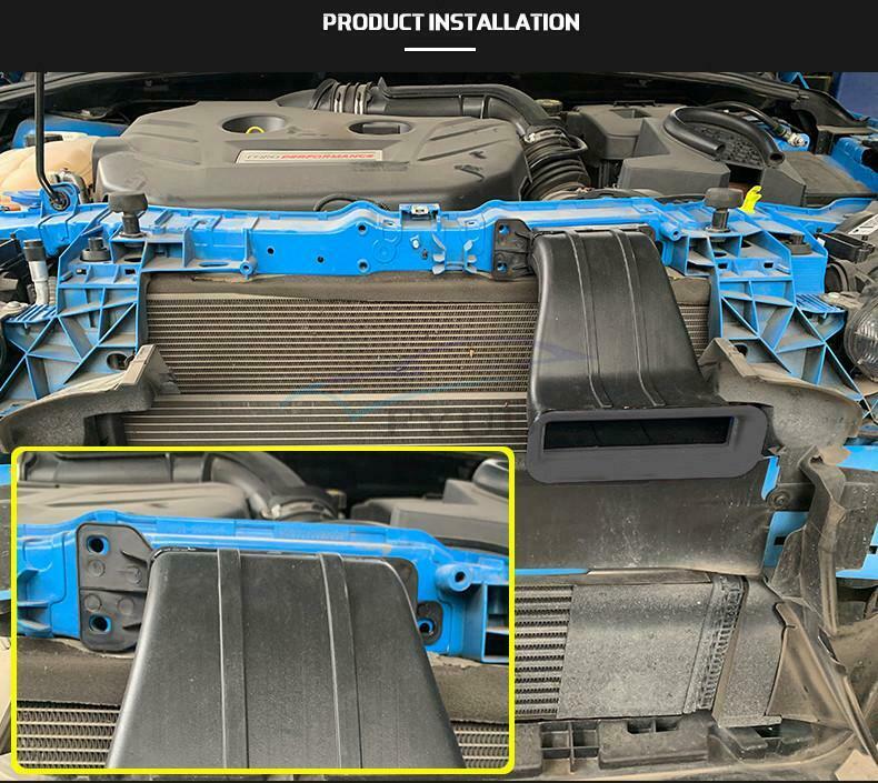 Black Air Intake Tuyere Modification Part For Focus Hatchback 4D Sedan 2015-2018