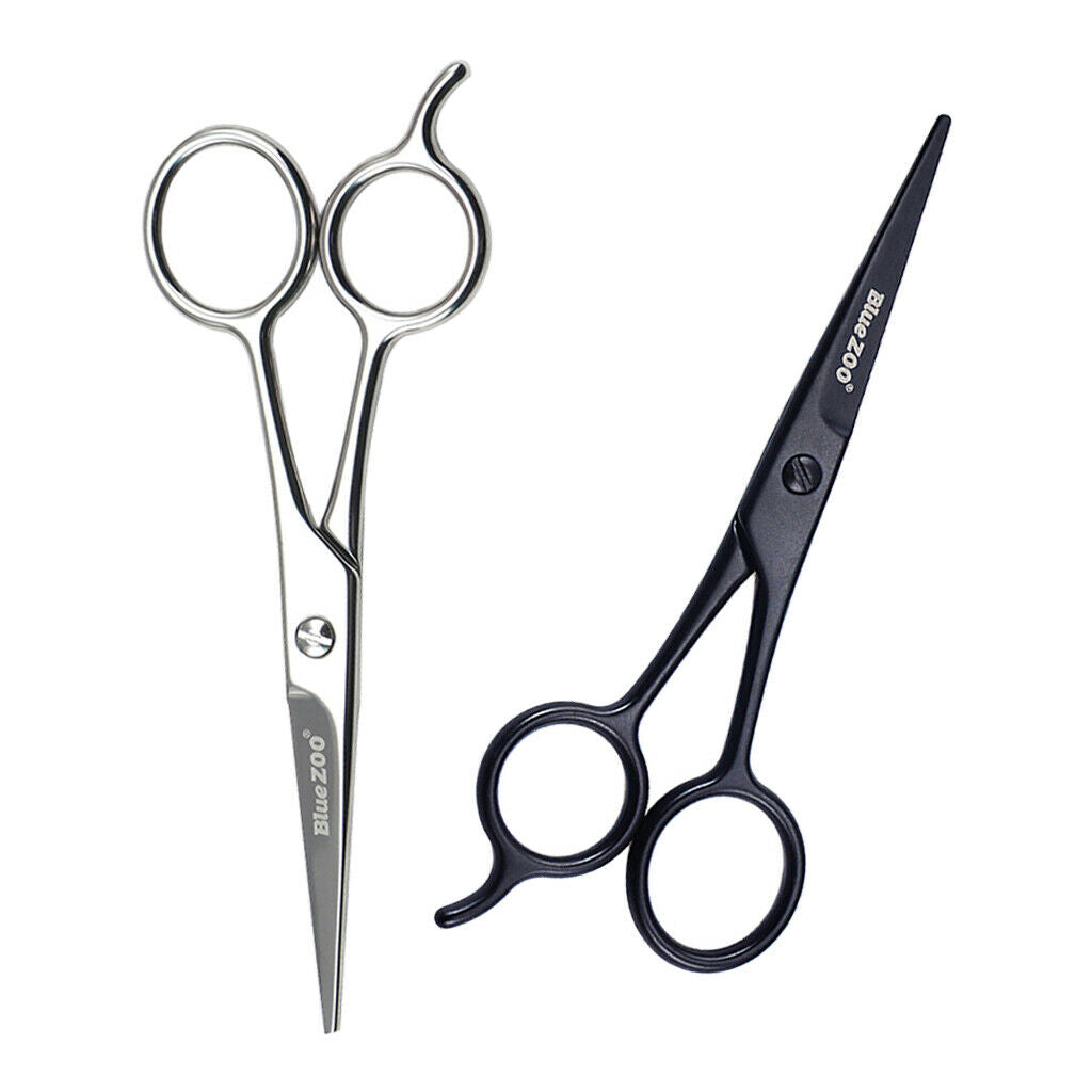 2 Pcs Steel Hair Beard Eyelashes Scissors Eyebrow Trimmer Cosmetic Tool