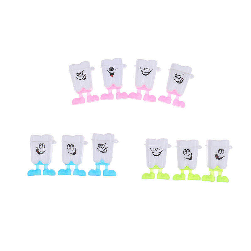 10 Pcs Teeth Shape Milk Teeth Storage Case Baby Teeth Box Organizer Holder R Lt