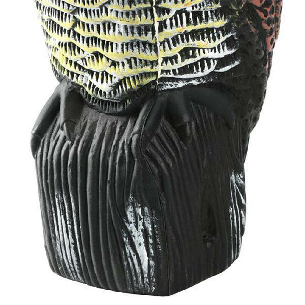Owl Realistic Eyes Waterproof Owls Bird Control Scarecrow Garden Decoy Owls