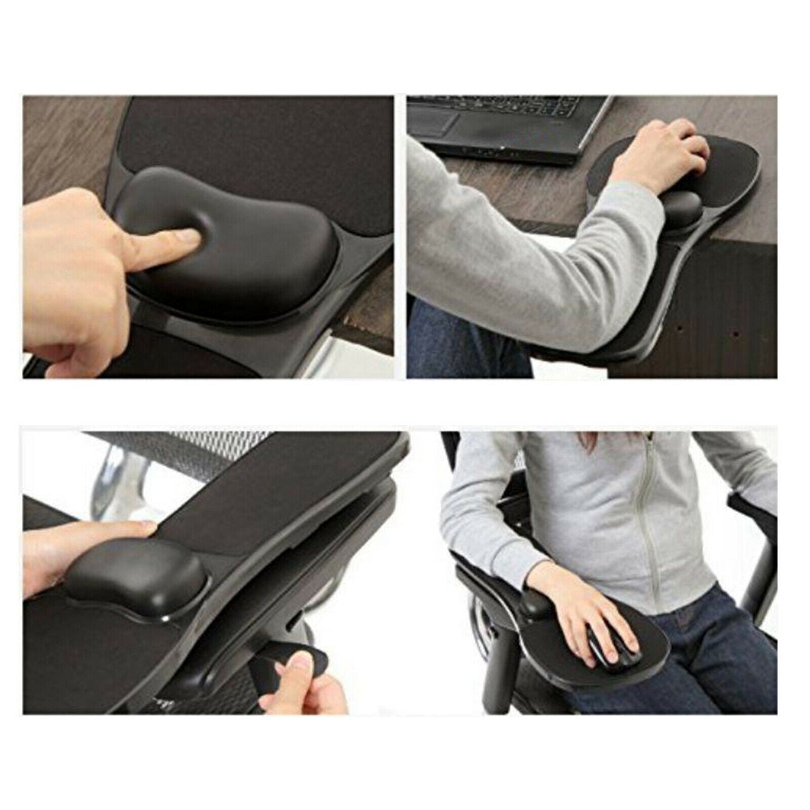 Ergonomic Home Office Computer Arm Rest Mouse Pad Mat Armrest Platform Tray