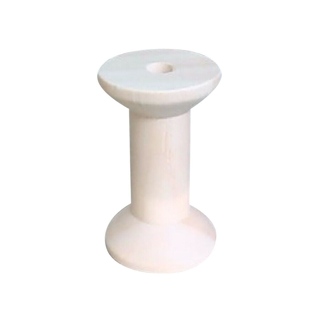 20pcs Natural Wooden Empty Thread Spools For Sewing Ribbons Craft 47mmx31mm
