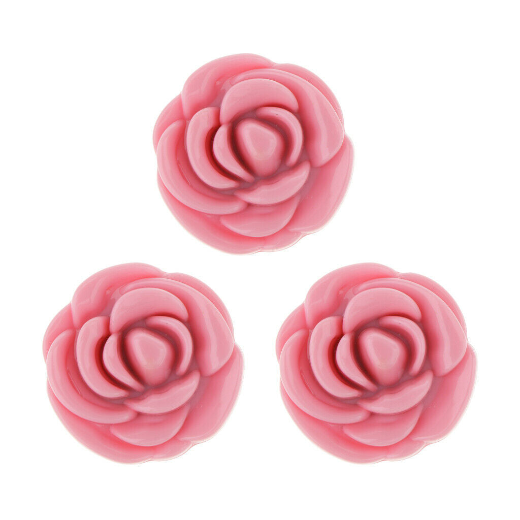 3PCS Empty Makeup Palette Powder Eyeshadow Blush Lip Gloss DIY Case Pink
